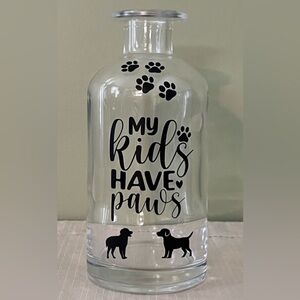 Decorated Bottles, Dogs, Home Decor, Vases